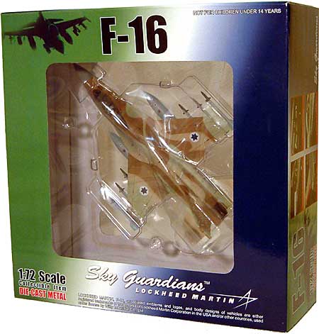 Ｆ-16 イスラエル国防軍 (105 Sqn. Scopion Squadron） 完成品 (ウイッティ・ウイングス 1/72 スカイ ガーディアン シリーズ （現用機） No.74073) 商品画像