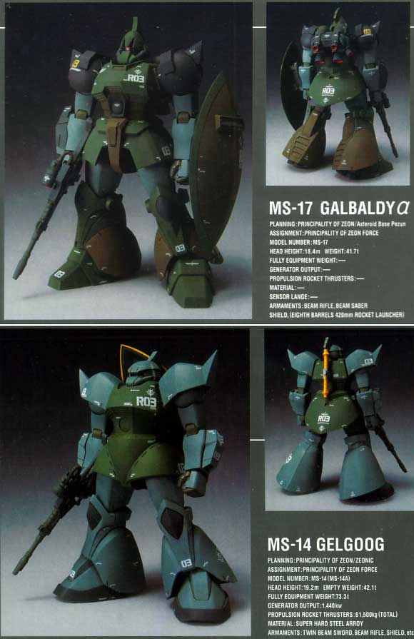 MS-17 ガルバルディα (量産型ゲルググ） フィギュア (バンダイ ZEONOGRAPHY （ジオノグラフィ） No.3010b) 商品画像_2