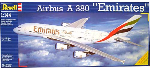 エアバス A380 エミレイツ航空 プラモデル (レベル 1/144 旅客機 No.04237) 商品画像