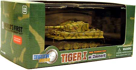 タイガー 1 中期型 第501重戦車大隊 第3中隊 東部戦線 1944 w/ツィメリット 完成品 (ドラゴン 1/72 ドラゴンアーマーシリーズ No.60062) 商品画像