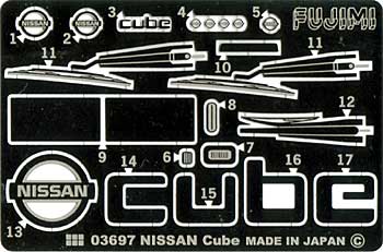 ニッサン キューブ EX (エッチングパーツ付） プラモデル (フジミ 1/24 インチアップシリーズ （スポット） No.010) 商品画像_2