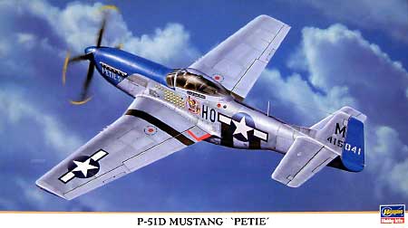 P-51D ムスタング ペティー プラモデル (ハセガワ 1/48 飛行機 限定生産 No.09707) 商品画像