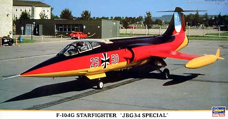F-104G スターファイター JBG34 スペシャル プラモデル (ハセガワ 1/48 飛行機 限定生産 No.09706) 商品画像