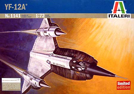 YF-12A プラモデル (イタレリ 1/72 航空機シリーズ No.1141) 商品画像