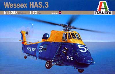 ウェセックス HAS.3 プラモデル (イタレリ 1/72 航空機シリーズ No.1258) 商品画像