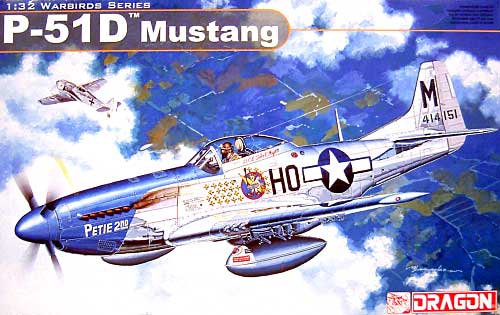 P-51D ムスタング プラモデル (ドラゴン 1/32 ウォーバーズ シリーズ No.3201) 商品画像