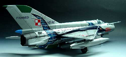 MiG-21MF ポーランド空軍 ビッグフィッシュ 完成品 (ホビーマスター 1/72 エアパワー シリーズ （ジェット） No.HA0103) 商品画像_3