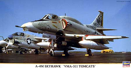 A-4M スカイホーク VMA-311 トムキャッツ プラモデル (ハセガワ 1/48 飛行機 限定生産 No.09710) 商品画像