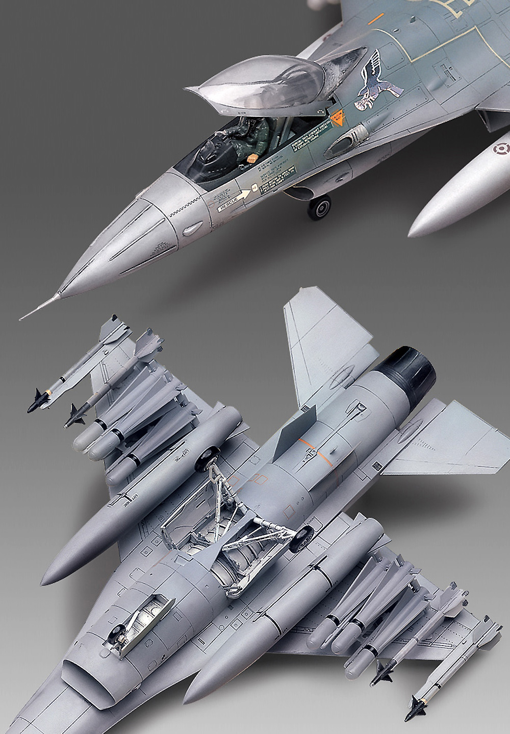 Ｆ-16A/C ファイティングファルコン プラモデル (アカデミー 1/48 Aircrafts No.12259) 商品画像_4