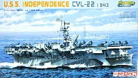 ドラゴン 1/700 Modern Sea Power Series U.S.S. インディペンデンス CVL-22 1943