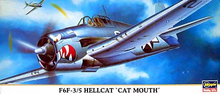 F6F-3/5 ヘルキャット キャットマウス プラモデル (ハセガワ 1/72 飛行機 限定生産 No.00181) 商品画像