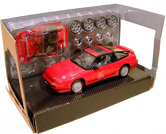 180SX (前期型/スーパーレッド） ミニカー (DISM 1/24 ミニカー) 商品画像_2