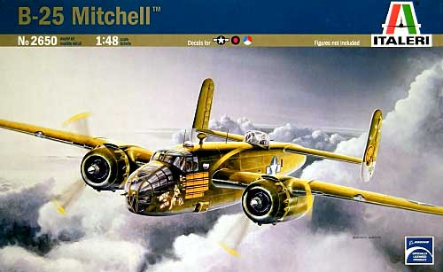 ノースアメリカン B-25C/D ミッチェル プラモデル (イタレリ 1/48 飛行機シリーズ No.2650) 商品画像