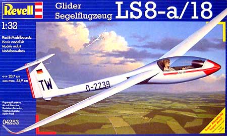 グライダー LS8-a/18 プラモデル (レベル 1/32 Aircraft No.04253) 商品画像