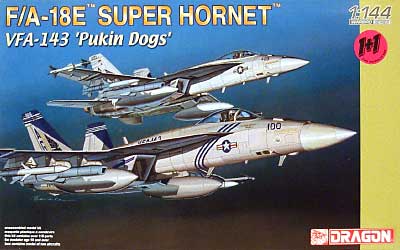 F/A-18E スーパーホーネット ピューキングドッグス プラモデル (ドラゴン 1/144 ウォーバーズ （プラキット） No.4590) 商品画像