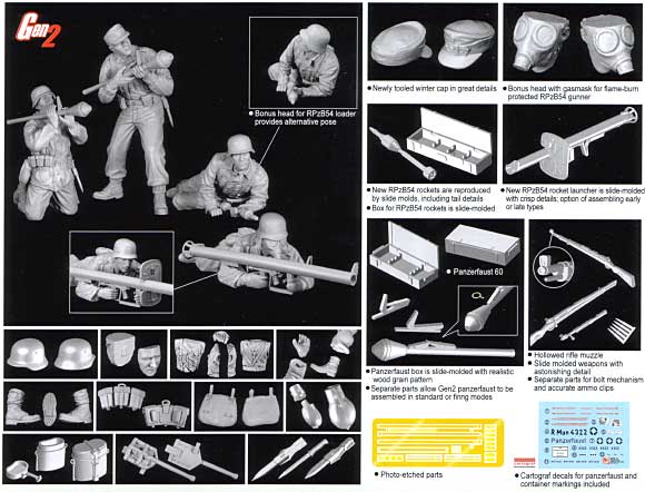 ドイツ対戦車兵 東部戦線 タンクハンターズ プラモデル (ドラゴン 1/35 '39-'45 Series No.6279) 商品画像_2