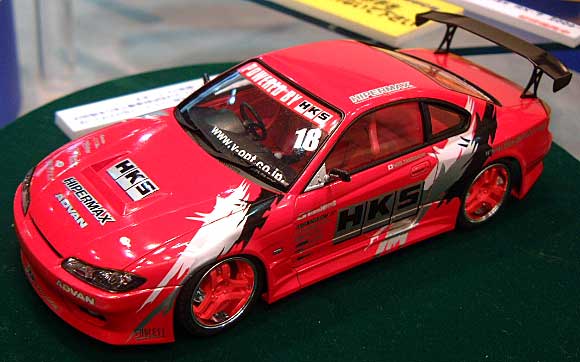 HKS ハイパー シルビア 2002年Ver. プラモデル (アオシマ 1/24 Ｄ1グランプリシリーズ No.SP) 商品画像_2