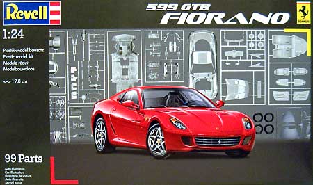 フェラーリ 599GTB FIORANO プラモデル (レベル カーモデル No.07310) 商品画像