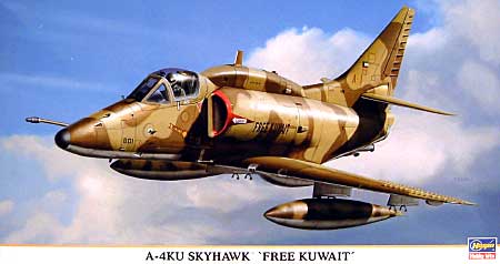 A-4KU スカイホーク フリー クウェート プラモデル (ハセガワ 1/48 飛行機 限定生産 No.09729) 商品画像