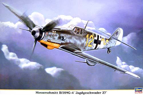 メッサーシュミット Bｆ109G-4 第27戦闘航空団 プラモデル (ハセガワ 1/32 飛行機 限定生産 No.08170) 商品画像