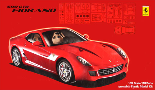 フェラーリ 599GTB フィオラーノ プラモデル (フジミ 1/24 リアルスポーツカー シリーズ No.050) 商品画像