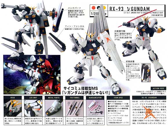 RX-93 νガンダム フィギュア (バンダイ ハイコンプリートモデル プロ （HCM Pro） No.033-00) 商品画像_2