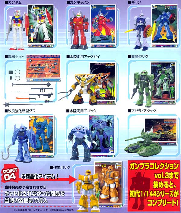 ガンプラコレクション Vol.1 プラモデル (バンダイ ガンプラコレクション No.Vol.001) 商品画像_1