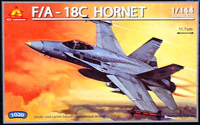 F/A-18C ホーネット プラモデル (エース コーポレーション 1/144 エアクラフト No.旧1020) 商品画像