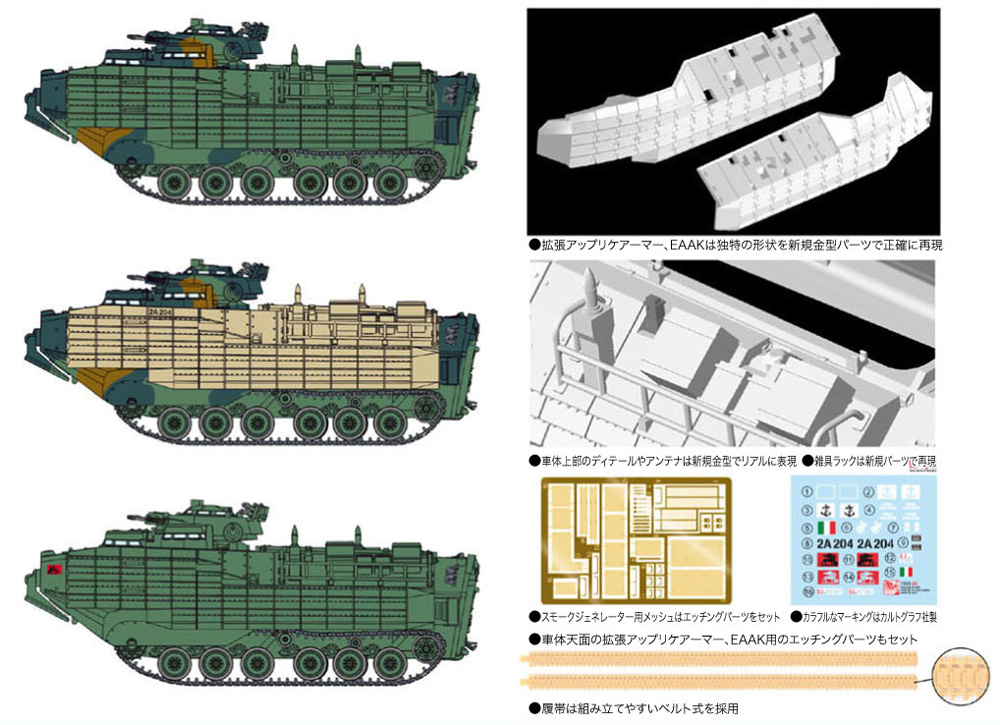 AAVP7A1RAM/RS EAAK装備 プラモデル (ドラゴン 1/72 ARMOR PRO (アーマープロ) No.7233) 商品画像_2