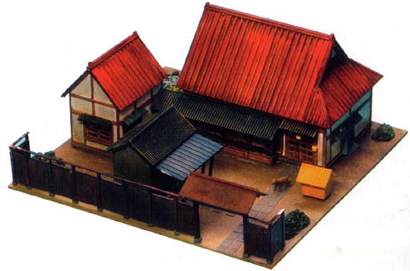 農家 B (赤いトタン屋根の農家） プラモデル (トミーテック 建物コレクション （ジオコレ） No.211778) 商品画像_2