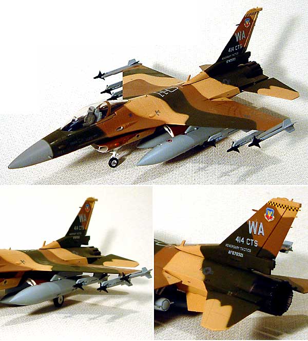 Ｆ-16 ファイティングファルコン USAF グリーン迷彩 ネリスAFB 完成品 (ウイッティ・ウイングス 1/72 スカイ ガーディアン シリーズ （現用機） No.74107) 商品画像_1