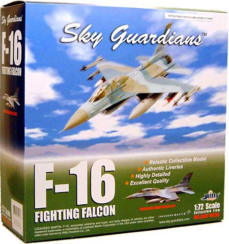 Ｆ-16 ファイティングファルコン USAF ネリス AFB アドバーサリー 完成品 (ウイッティ・ウイングス 1/72 スカイ ガーディアン シリーズ （現用機） No.74117) 商品画像