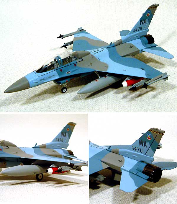 Ｆ-16 ファイティングファルコン USAF ネリス AFB アドバーサリー 完成品 (ウイッティ・ウイングス 1/72 スカイ ガーディアン シリーズ （現用機） No.74117) 商品画像_1