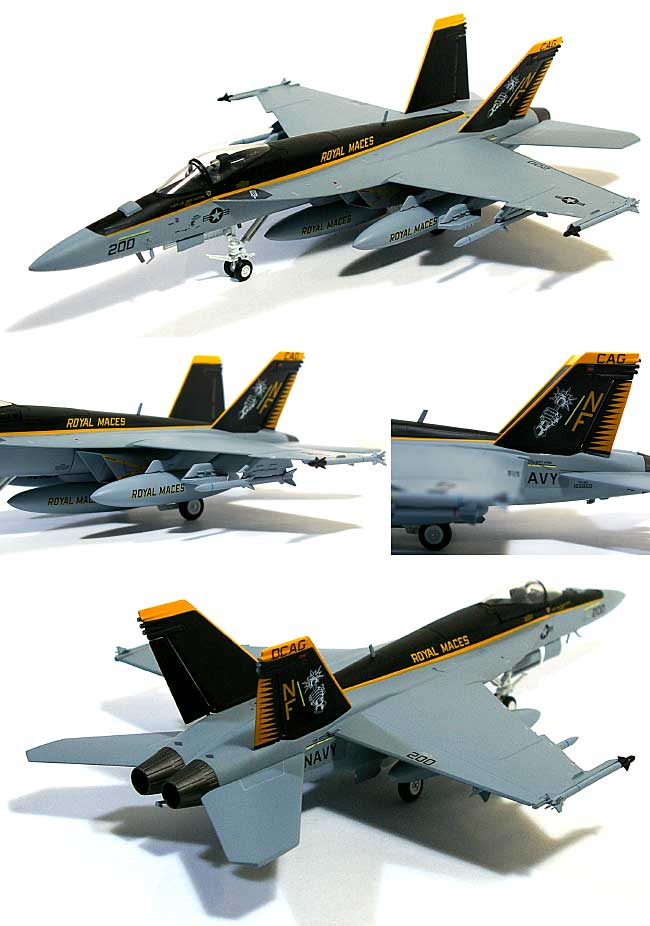 F/A-18E スーパーホーネット VFA-27 ロイヤルメイセス 完成品 (ウイッティ・ウイングス 1/72 スカイ ガーディアン シリーズ （現用機） No.74258) 商品画像_1