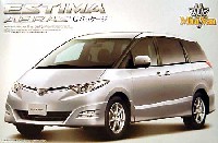 アオシマ 1/24　ミニバンシリーズ エスティマ アラエス Gパッケージ (2006年式）