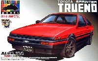 アオシマ 1/24 プリペイントモデル シリーズ AE86スプリンタートレノ 前期型 赤/黒