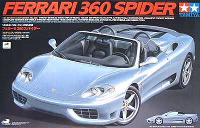 フェラーリ 360 スパイダー プラモデル (タミヤ 1/24 スポーツカーシリーズ No.238) 商品画像
