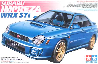 スバル インプレッサ WRX Sti プラモデル (タミヤ 1/24 スポーツカーシリーズ No.231) 商品画像