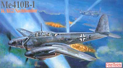 メッサーシュミット Me410B-1 (夜間爆撃型） プラモデル (ファインモールド 1/72 航空機 No.FP014) 商品画像