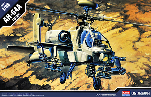 AH-64A アパッチ MSIP プラモデル (アカデミー 1/48 Aircrafts No.12262) 商品画像