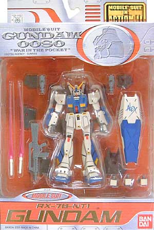 RX-78-NT1 ガンダム NT-1 フィギュア (バンダイ MS in Action No.41) 商品画像