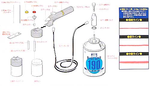 プロスプレーMk.4 エアブラシ (GSIクレオス プロスプレー No.PS155) 商品画像_2