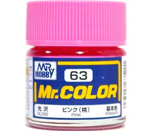 ピンク (桃） (光沢） (C-63） 塗料 (GSIクレオス Mr.カラー No.C-063) 商品画像