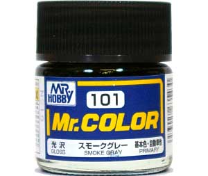 C-101 スモークグレー (光沢） 塗料 (GSIクレオス Mr.カラー No.C-101) 商品画像
