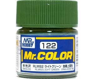 RLM82 ライトグリーン (半光沢） (C-122） 塗料 (GSIクレオス Mr.カラー No.C-122) 商品画像