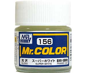 スーパーホワイト (光沢） (C-156） 塗料 (GSIクレオス Mr.カラー No.C-156) 商品画像