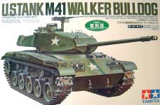 アメリカ軽戦車 M41 ウォーカーブルドッグ　(モーターライズ） プラモデル (タミヤ スケール限定品 No.043) 商品画像