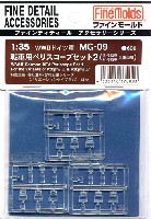 ファインモールド 1/35 ファインデティール アクセサリーシリーズ（AFV用） WW2 ドイツ軍 戦車用ペリスコープセット 2 (3/4号戦車系車輌用）