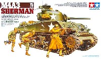 タミヤ 1/35 ミリタリーミニチュアシリーズ アメリカ M4A3 シャーマン 75ミリ砲搭載・後期型 (前線突破）