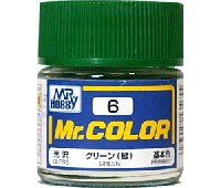 GSIクレオス Mr.カラー グリーン (緑） (光沢） (C-6）